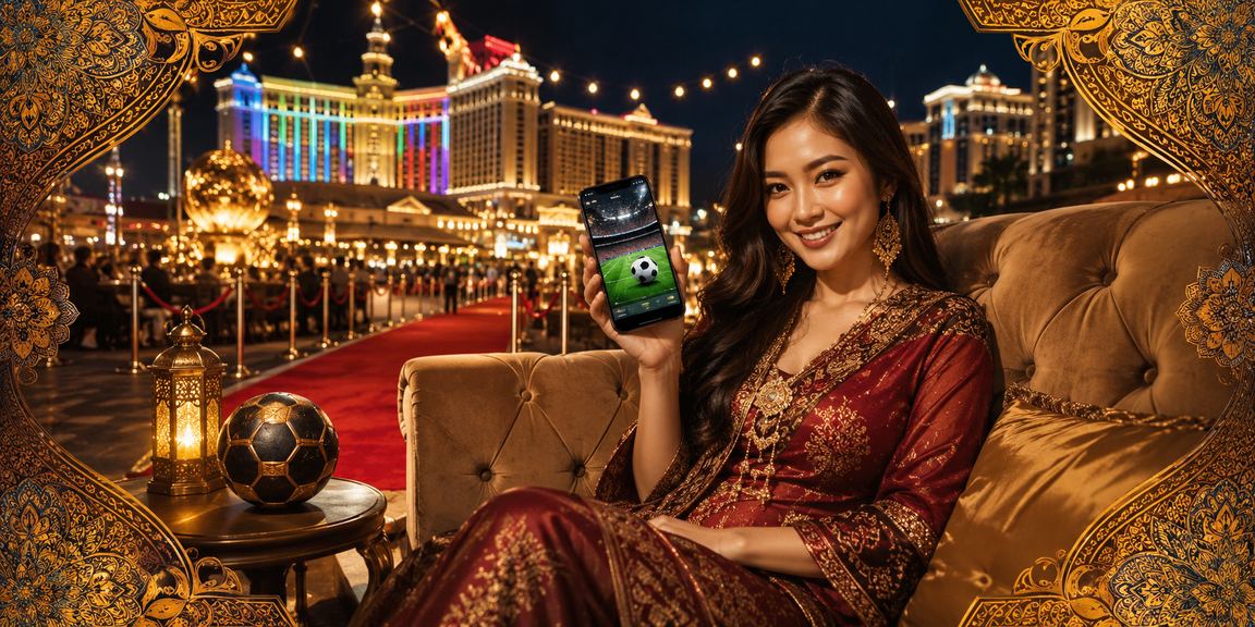 Suasana taruhan bola sepak bergaya batik di Genting Highlands Malaysia